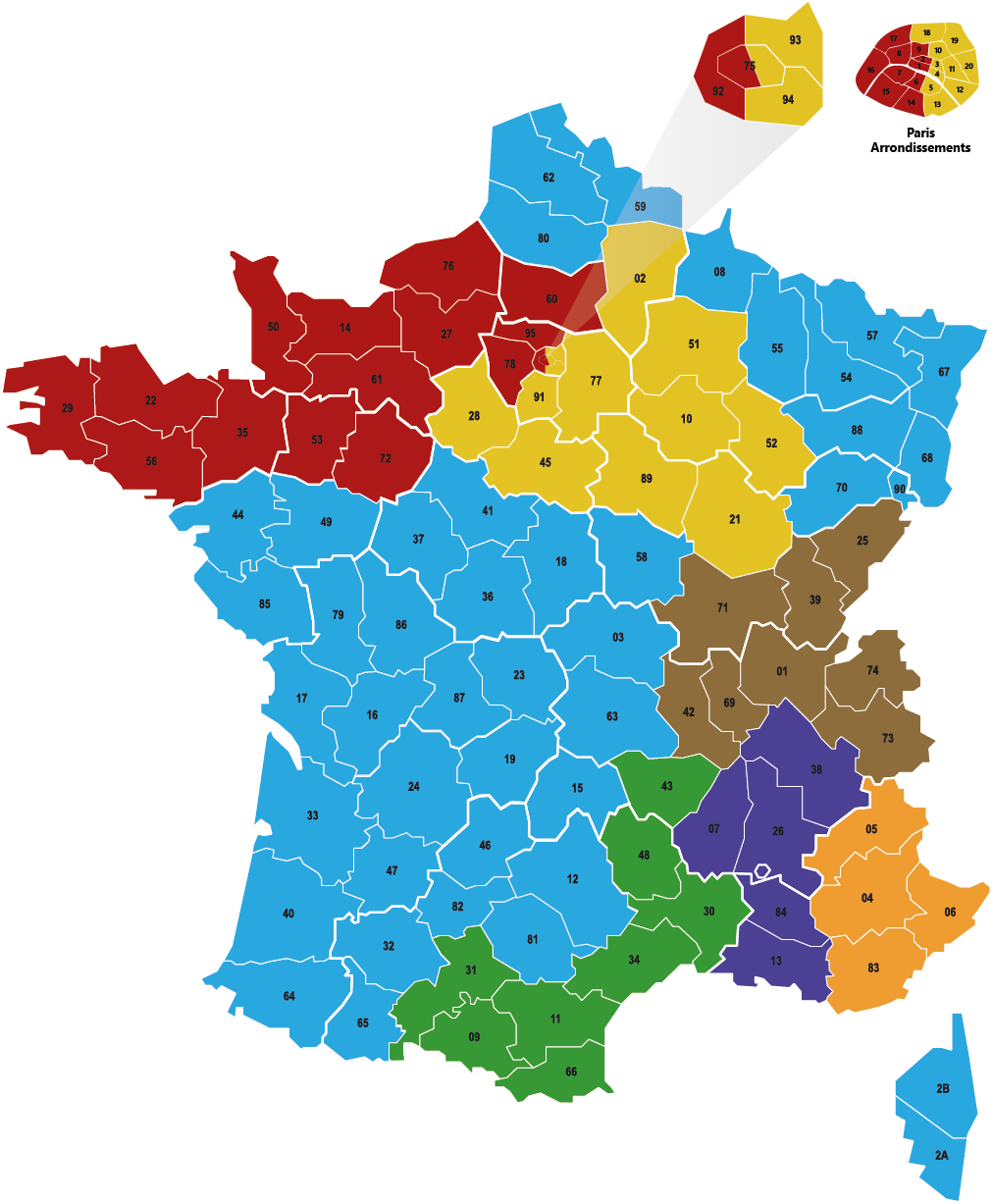 Carte de France